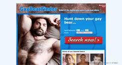 Desktop Screenshot of gaybearfinder.com
